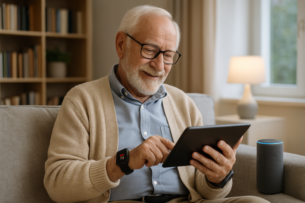 Tecnología y adultos mayores: herramientas digitales que facilitan la vida diaria